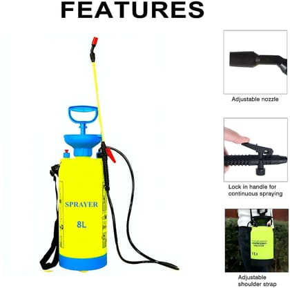 Greenery 8 Ltr Hand Held Sprayer  (Pack of 1)