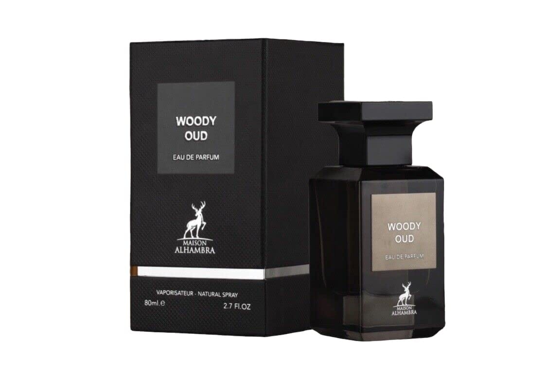 Woody Oud Maison Alhambra, Unisex Perfume, 2.7 Fl oz/80ml