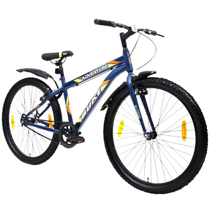 AVON Buke Adventure 27.5T: Glossy Blue MTB, Rigid Frame and V' BRAKE 27.5 T BMX Cycle (Single Speed, Blue)