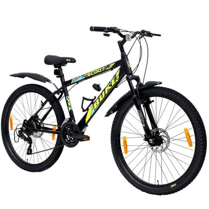 AVON Buke scoot 26T Multi Speed Shimano 7GEAR Black Cycle for boys 26 T Mountain Cycle (7 Gear, Black)