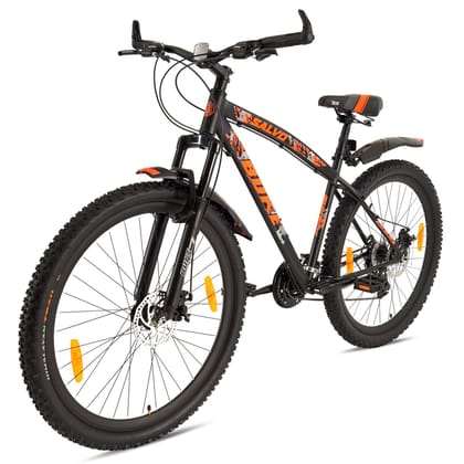 AVON Buke Salvo 29T MTB |29Inch Wheel|18.5Inch Steel frame|Hybrid Cycle 29 T Hybrid Cycle/City Bike (7 Gear, Black)