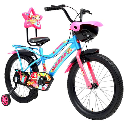 AVON Buke Magic 20T City Bike | 10Inch Frame| Broad Tyres 20T City Bike | For Girls 20 T Hybrid Cycle/City Bike (Single Speed, Blue, Pink)