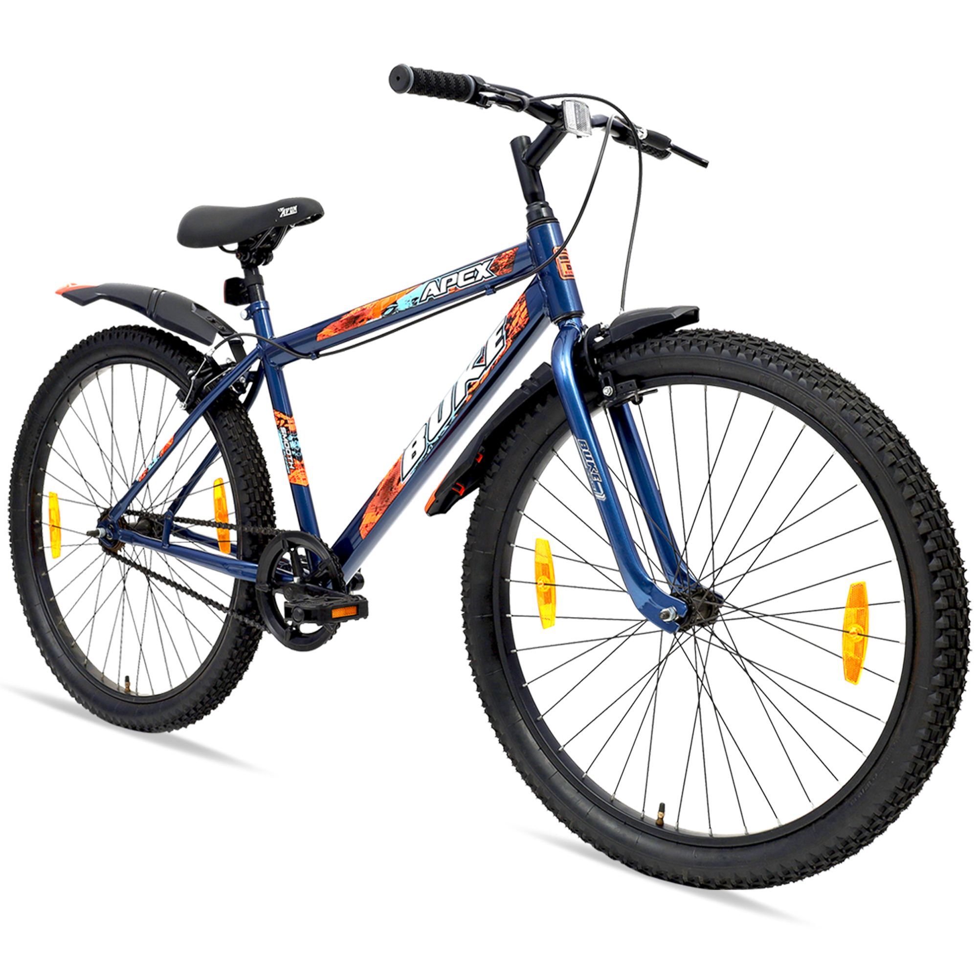 AVON Buke Apex 26T MTB Bicycle| 17.5 Frame| Hybrid Cycle/City Bike 26 T | MTB Cycle 26 T Mountain Cycle (Single Speed, Blue)