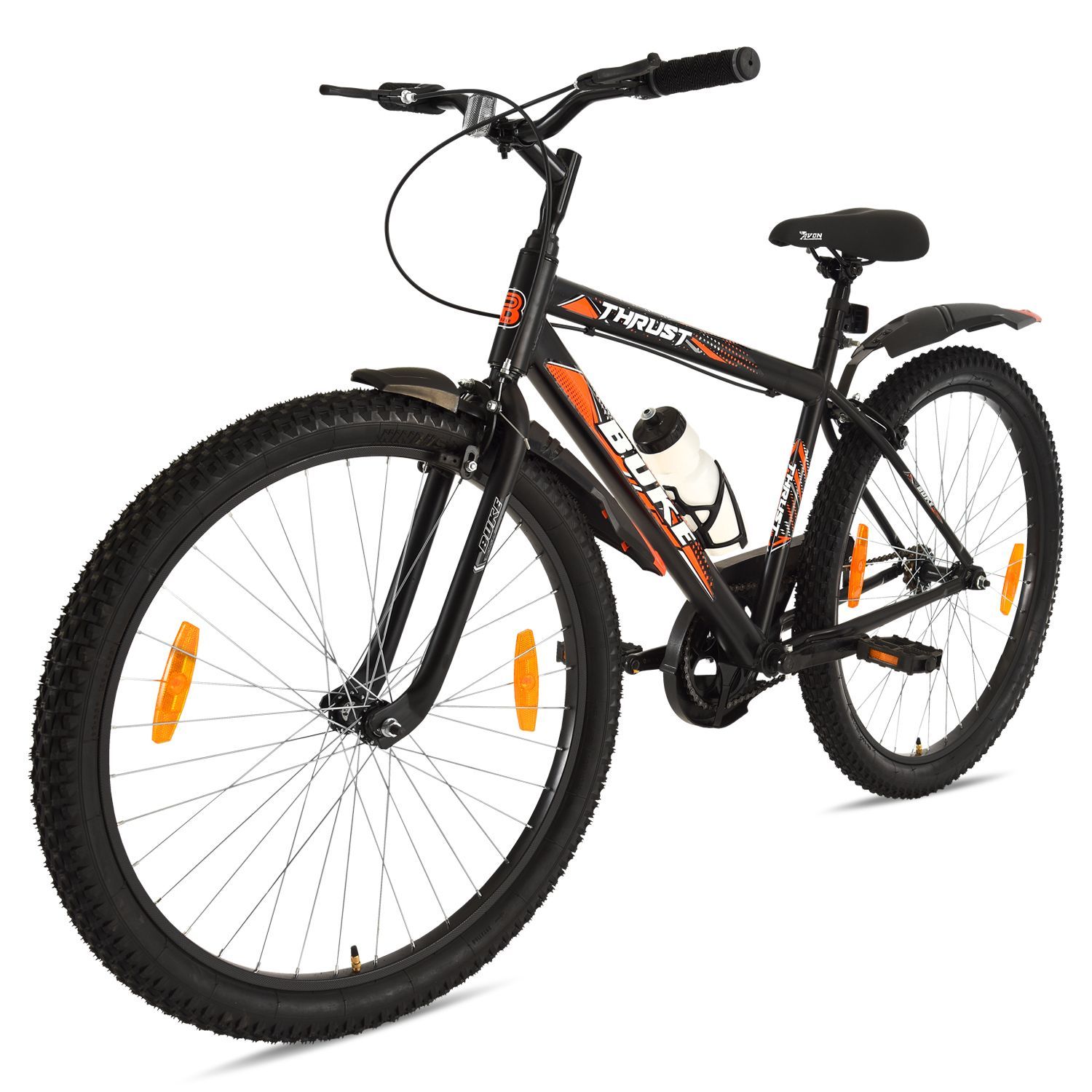 AVON Buke Thrust MTB bicycle|17.5 Frame|Hybrid Cycle/City Bike 26 T Hybrid Cycle/City Bike (Single Speed, Black)