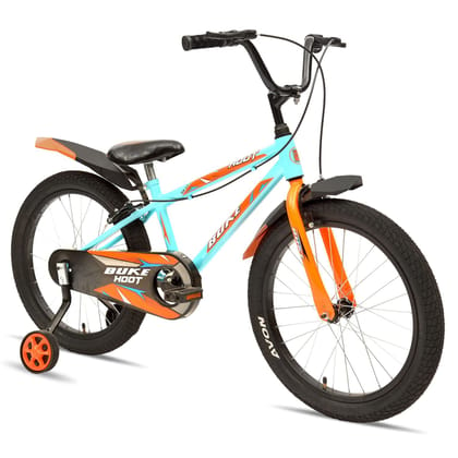 AVON Hoot 20T BMX Type |20Inch Wheel|11Inch Frame|Broad tyres 20 T Road Cycle (Single Speed, Blue)