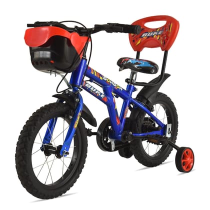 AVON Buke Bonbon14T kids Cycle with Training Wheels for Boys|Road Cycle 14 T Road Cycle (Single Speed, Blue)