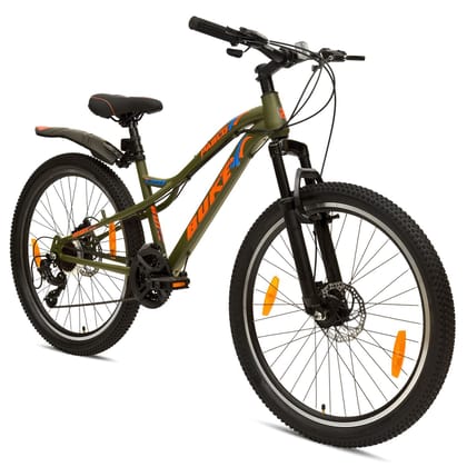 Avon Cycles Buke Pablo26T MTB|26Inche Wheel Size|18Inch Steel Frame|Hybrid Cycle 26 T Hybrid Cycle/City Bike (7 Gear, Green)