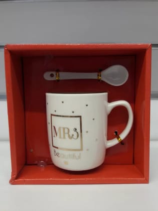 Mrs. Coffee Mug and Spoon Set