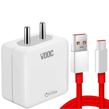 Ovista 40Watt  Vooc Charger With Dechable Cable