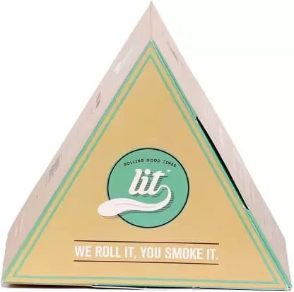 LIT 62 Organic Unbleached Paper Pre-roll Unruled Pre-roll Length 110 mm; Filter Length 27mm 12 gsm Paper Roll  (Set of 1, Brown)