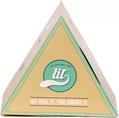 LIT 62 Organic Unbleached Paper Pre-roll Unruled Pre-roll Length 110 mm; Filter Length 27mm 12 gsm Paper Roll  (Set of 1, Brown)