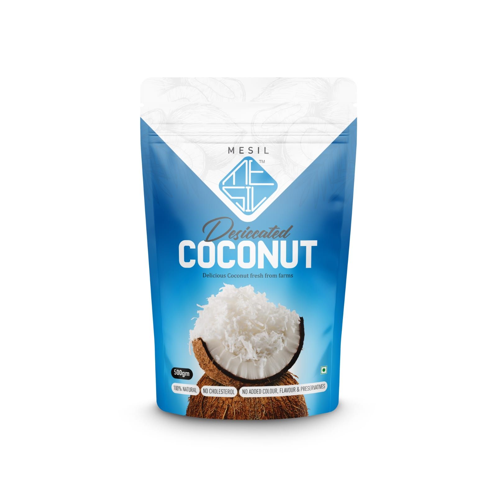 DESICCATED COCONUT POWDER - 1/2 KG