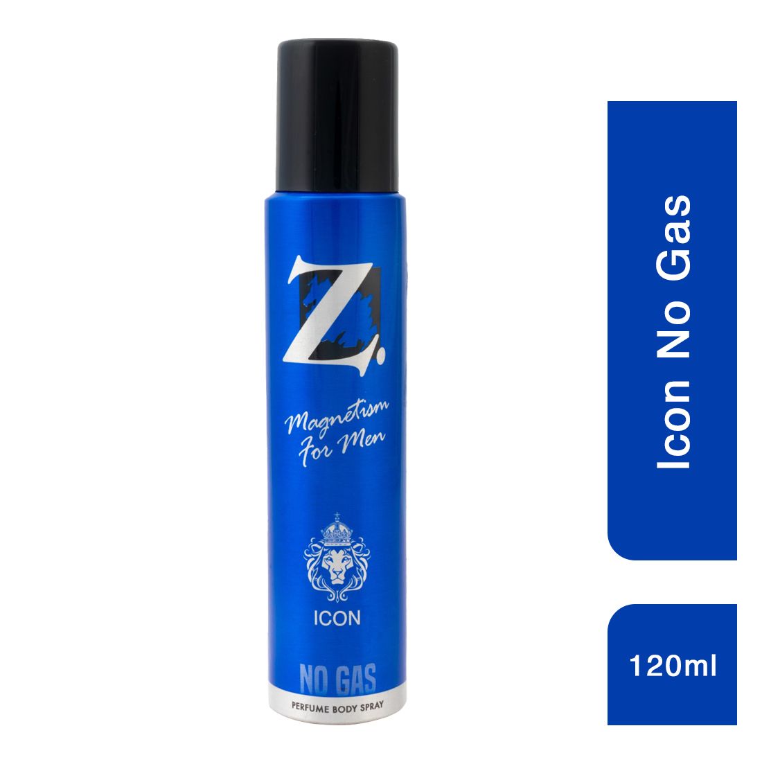 Z Men's Icon No Gas Deo, 120ml, Spicy & Bold Fragrance, Luxury deodorants, Prevents Odor, Refreshing Premium Aromatic Long lasting Perfume, Body Spray for Party, Office, Date