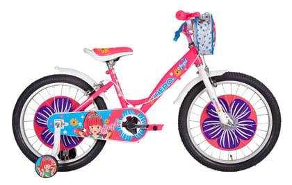 Hero Angel 20T Single Speed Bicycle for Kids | Frame:12 Inches | Single Speed | Plastic Mudguard | Ideal for Kids