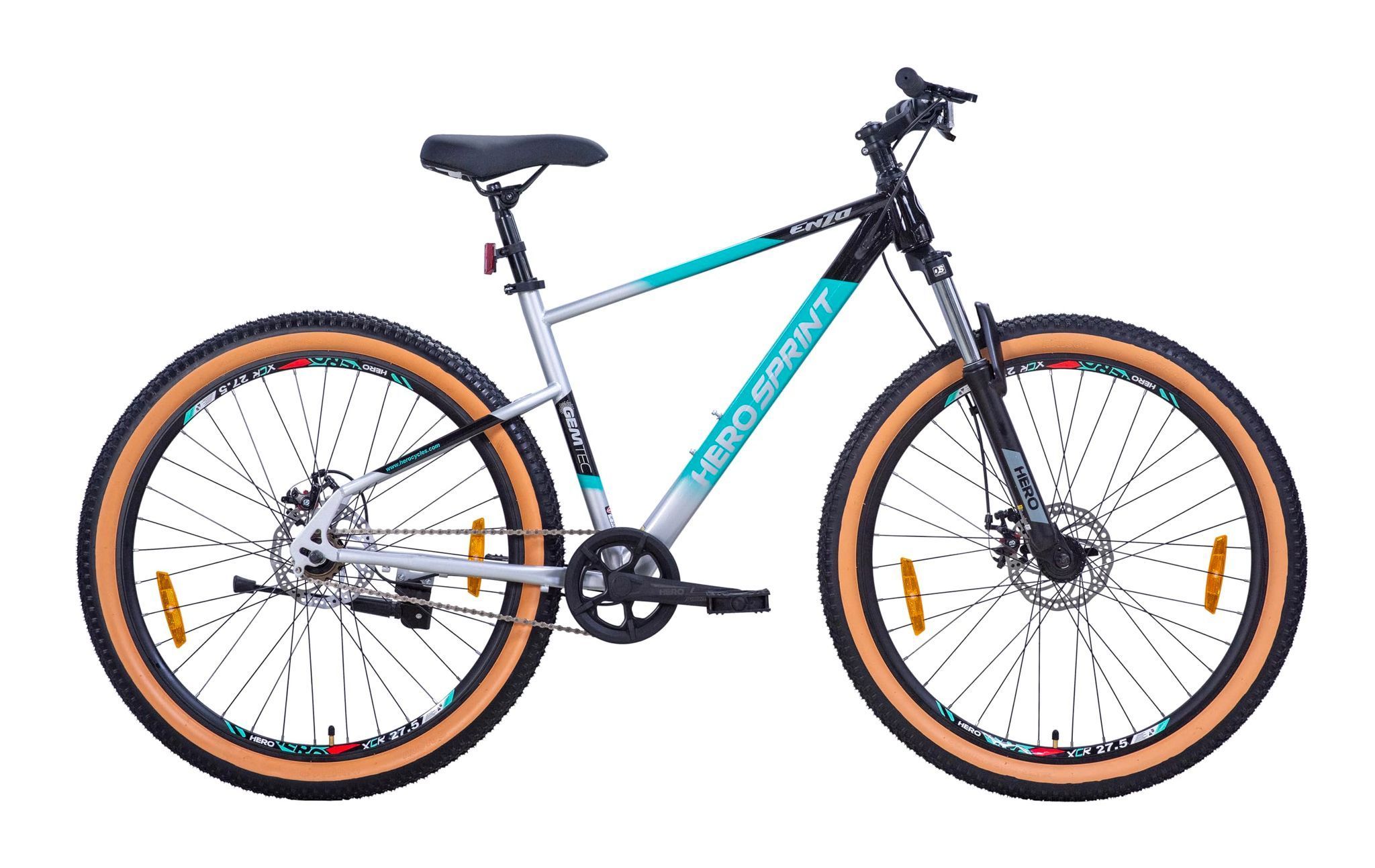 Hero Enzo 26T Mountain Bicycle for Mens | Single Speed | Dual Color Combination | Frame:17.5 Inches | Ideal for Mens