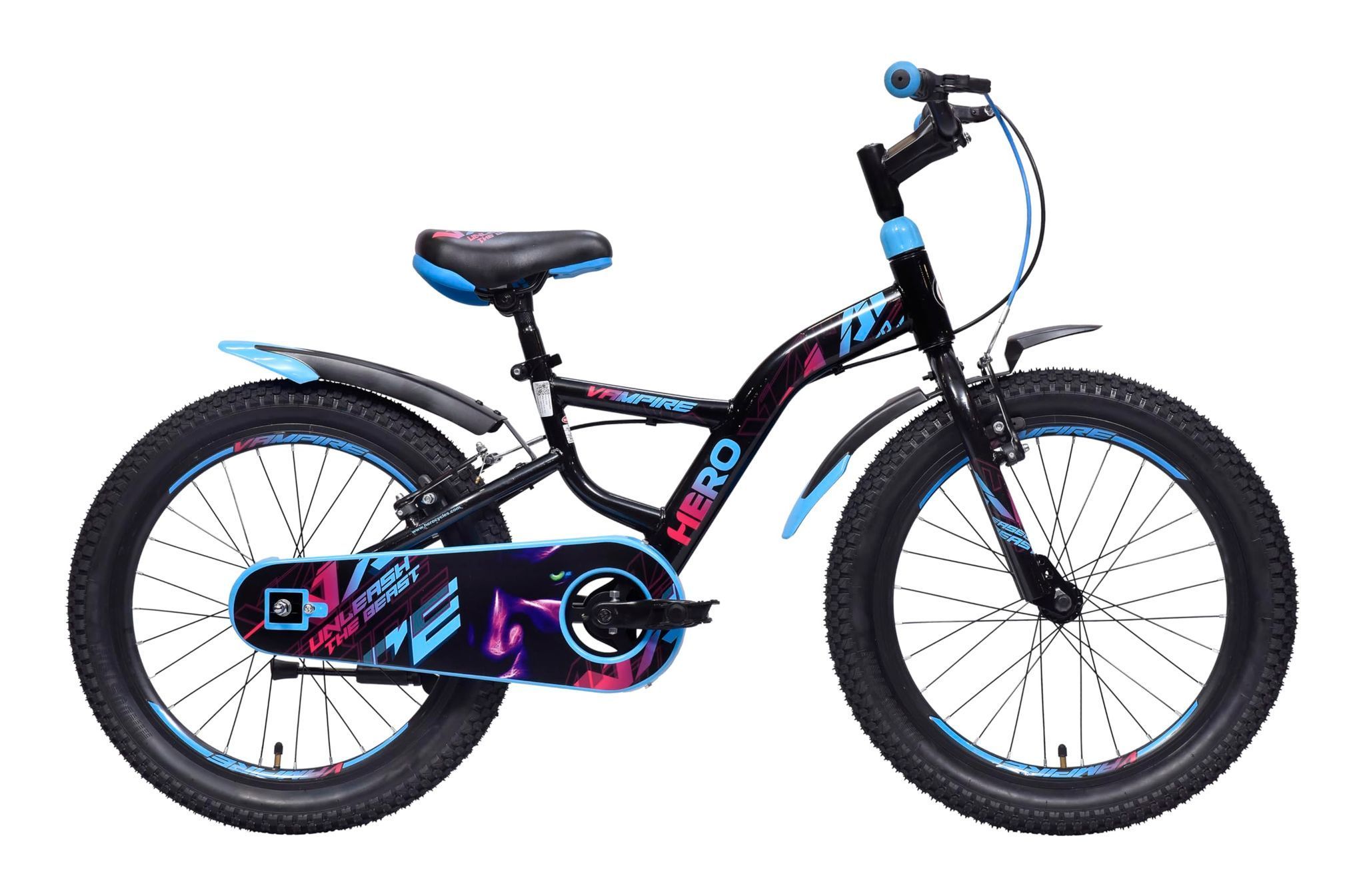 Hero Vampire 20T Bicycle for Kids | Single Speed | Plastic Mudguard | Ideal for Kids