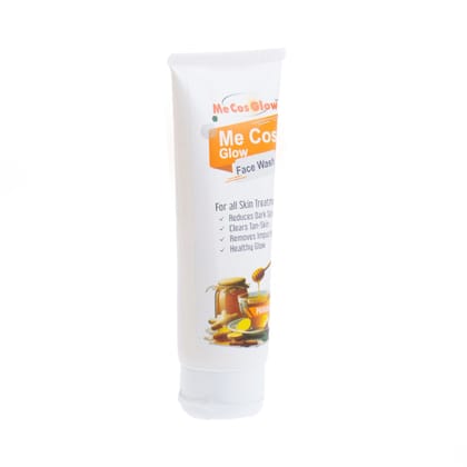 Me Cos Glow Honey Ginger Face Wash - Gentle Cleansing, Natural Glow, Antioxidant-Rich Formula for All Skin Types - 150ml