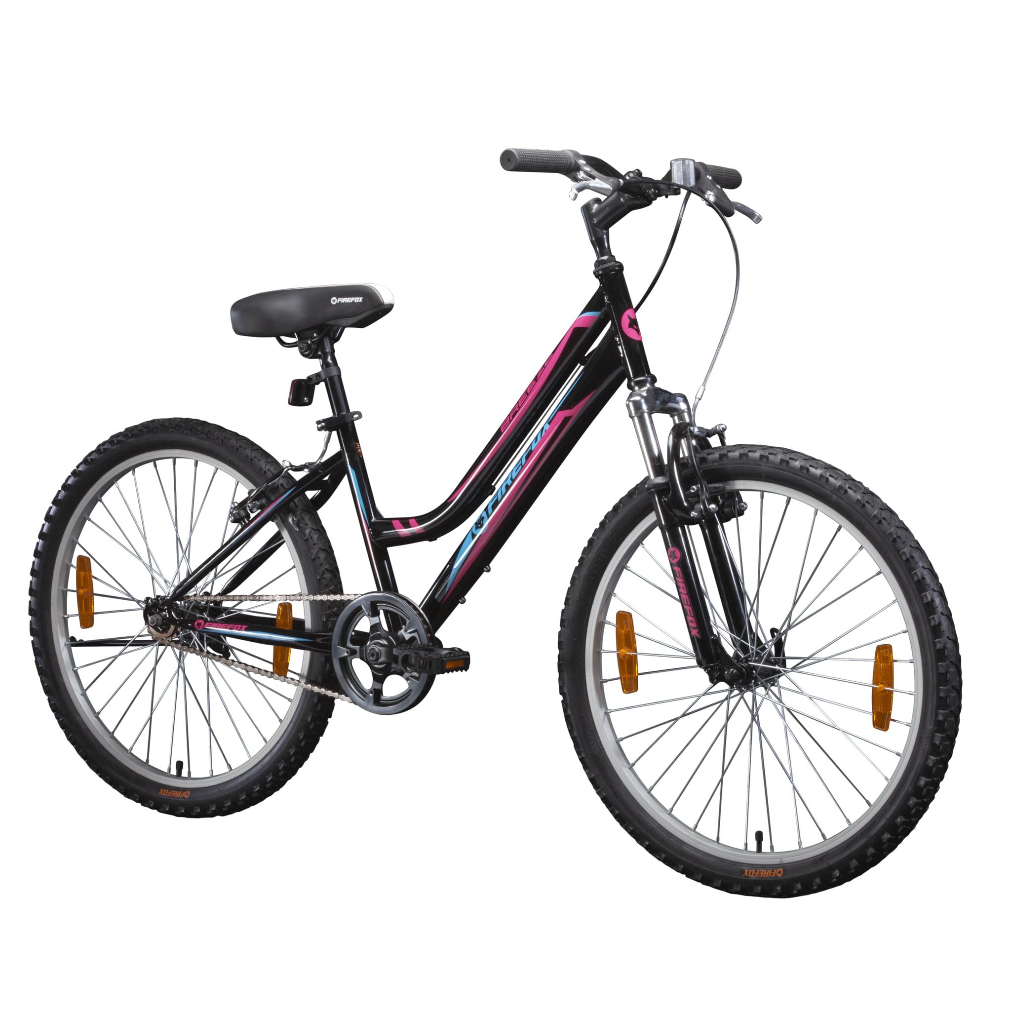 FIREFOX Breeze 24T Hybrid Bicycle for Mens | Black | Frame:14 Inches | Single Speed | 98% Assembled Cycle