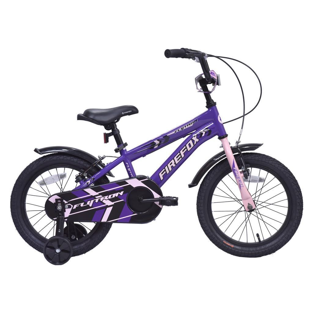 FIREFOX Flytron 16T Bicycle for Kids | Pink | Frame:10 Inch | Single Speed | 98% Assembled Cycle