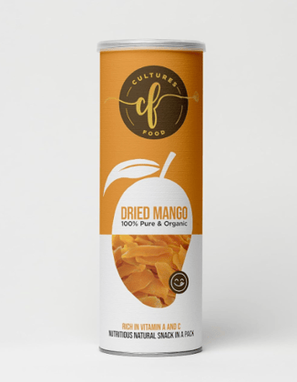 Cultures Food Pure Organic Dried Mango 200g, Rich In Vitamine A & C, Wholesome Fiber, Nutrient Dense, Immunity Booster, Zero Cholesterol, Gluten Free, High Antioxidants, True Fruit, Healthy Digestive