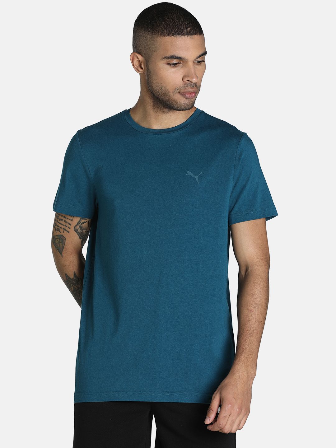 Puma Premium Soft Touch Crew-Neck Men's Lounge T-Shirt