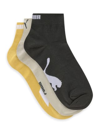 Puma Sport Unisex Quarter Socks Pack Of 3 (6-8 UK)