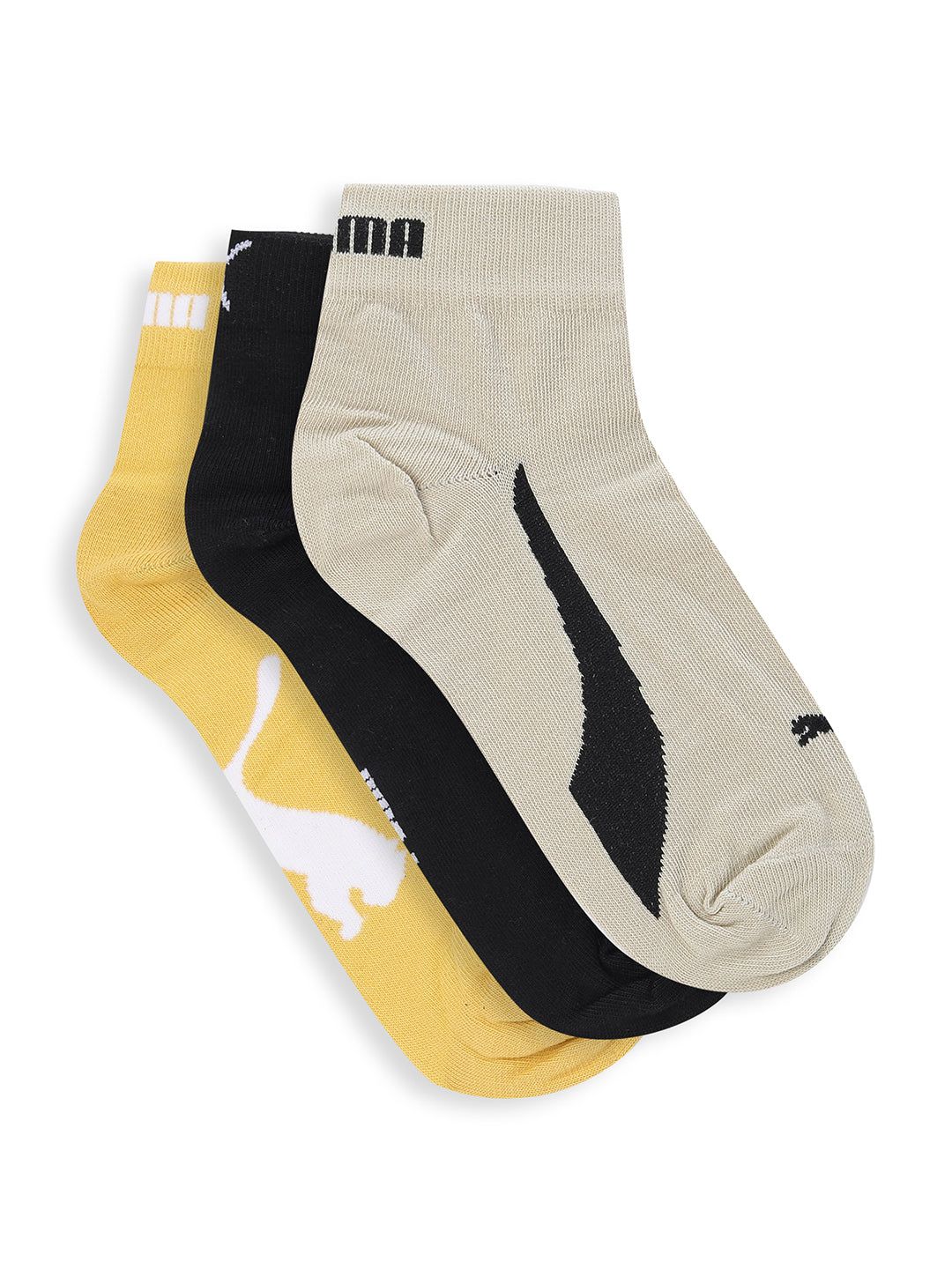 Puma Sport Unisex Quarter Socks Pack Of 3 (6-8 UK)