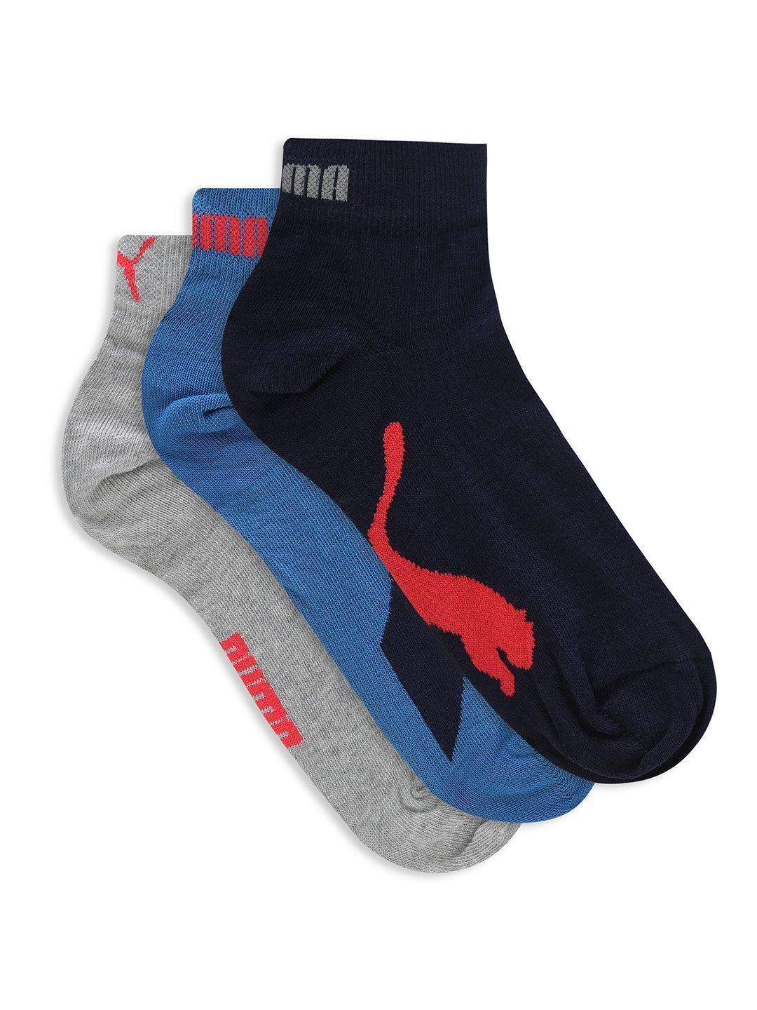 Puma Sport Unisex Quarter Socks Pack Of 3 (6-8 UK)