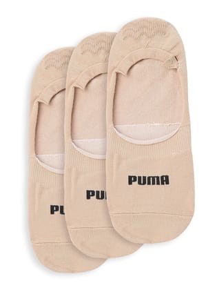 Puma Footie Unisex No Show Socks Pack Of 3 (6-8 UK)