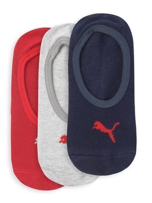 Puma Footie Unisex No Show Socks Pack Of 3 (6-8 UK)