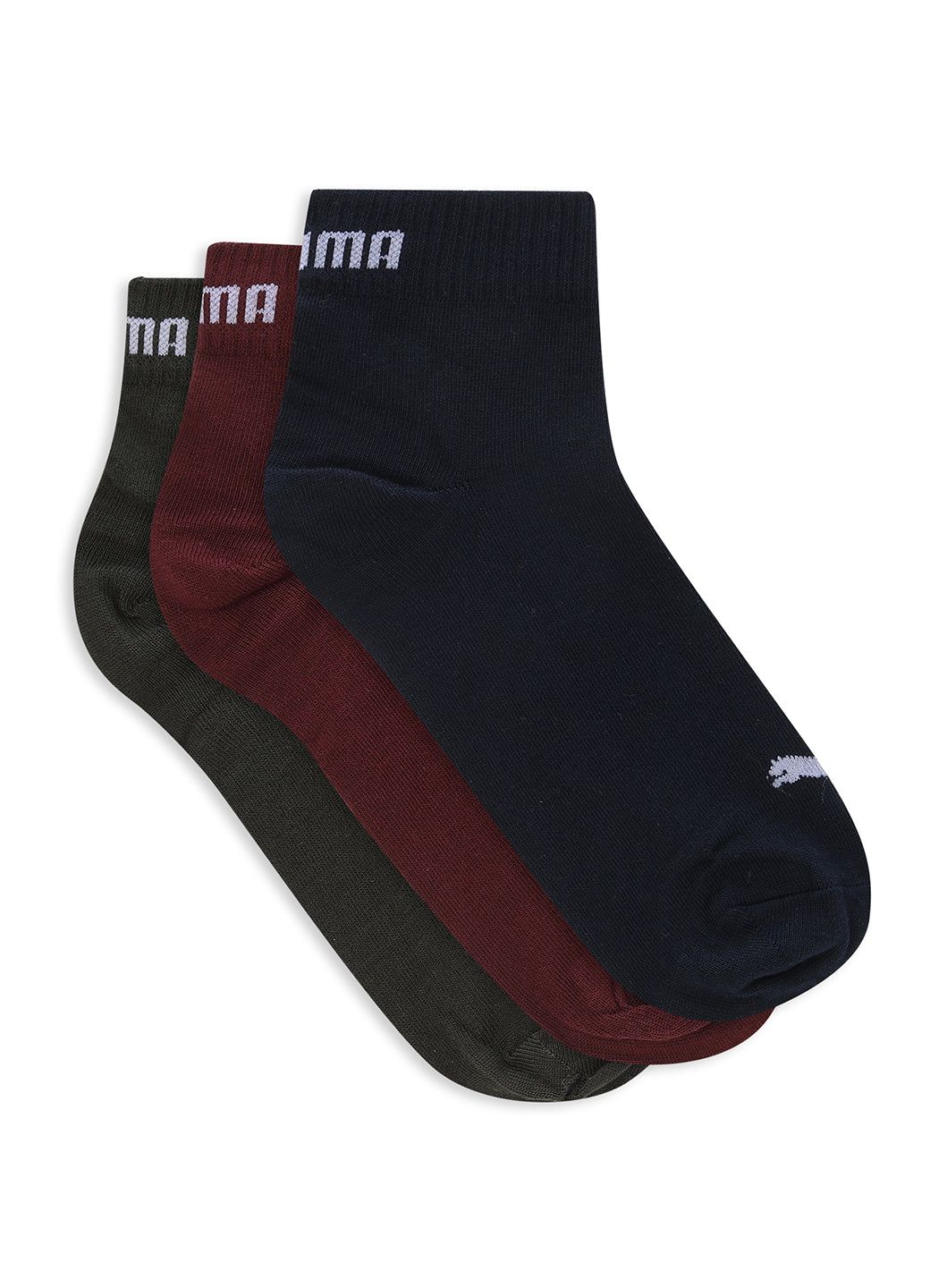 Puma Half Terry Ankle Length Socks Pack Of 3 (6-8 UK)