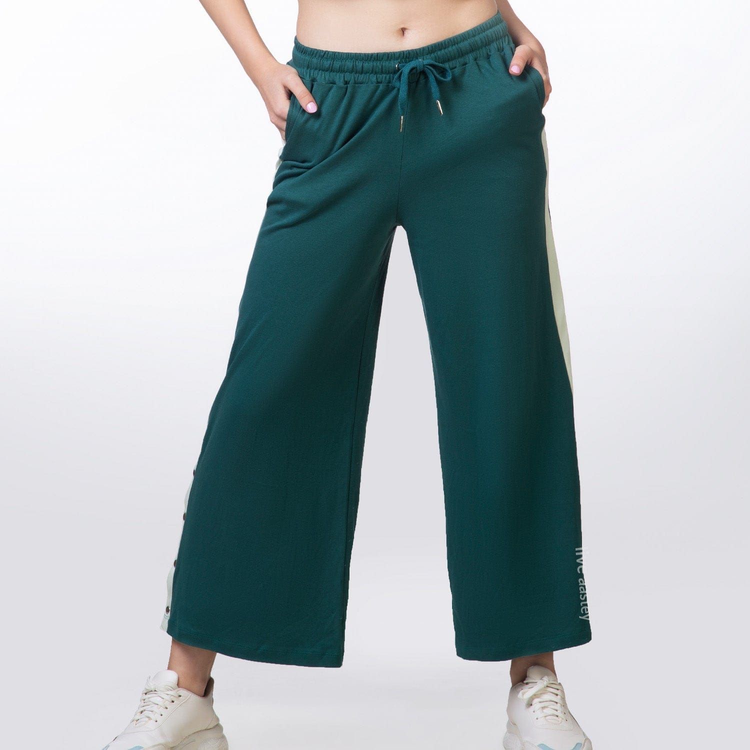 Am-To-Pm Wide Leg Pants - Forest Green