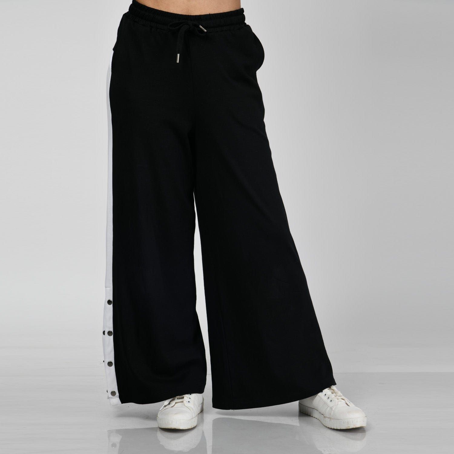 Am-To-Pm Wide Leg Pants - Midnight Black