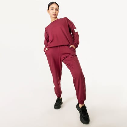 Get Cosy Joggers - Maroon