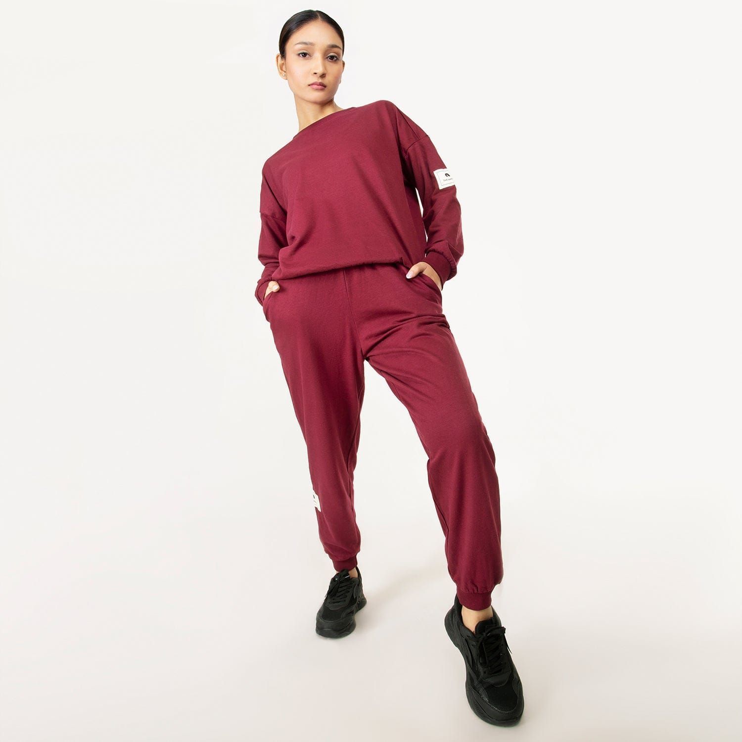 Get Cosy Joggers - Maroon