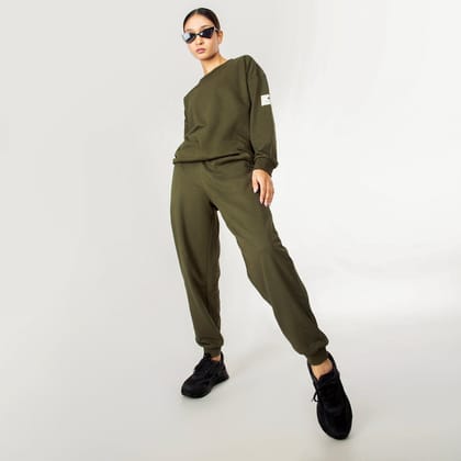 Get Cosy Joggers - Olive Green