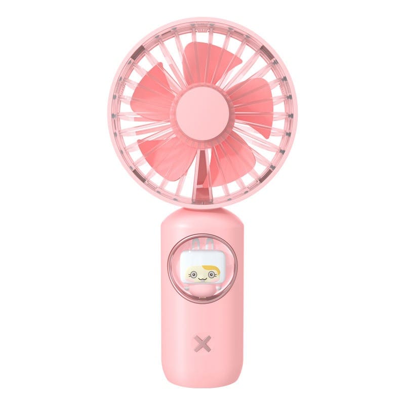  USB Rechargeable Handheld Fan, Portable Mini Fan, 3-Speed Adjustment, Small Personal Fan for Home, Office, Travel