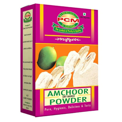 PCM Amchoor Powder (Dry Mango Powder) - 100g - Ideal for Chutneys, Curries, and Marinades