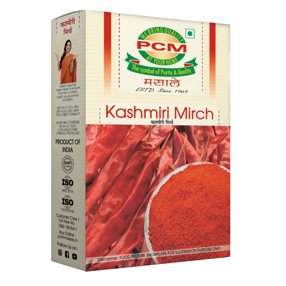 PCM Kashmiri Red Chilli Powder - Vibrant Spice for Culinary Creations