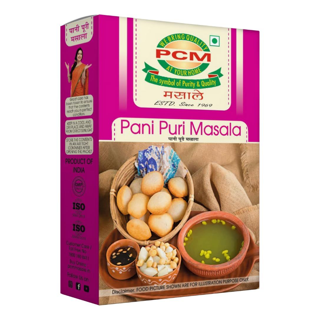 PCM Pani Puri Masala (100g) - Perfect for Golgappa Pani Masala for Tangy and Spicy Water