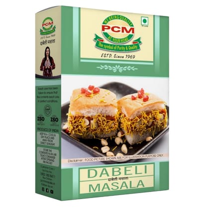 PCM Dabeli Masala - 100 gm - Authentic Gujarati Flavor Masala Powder for Mouthwatering Dabeli at Home