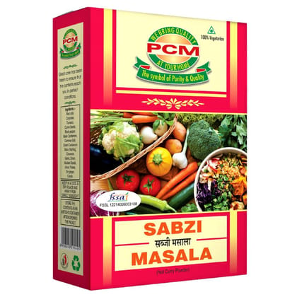 PCM Sabzi Masala 50g - Authentic Indian Spices Blend, Perfect for Masala Pantry