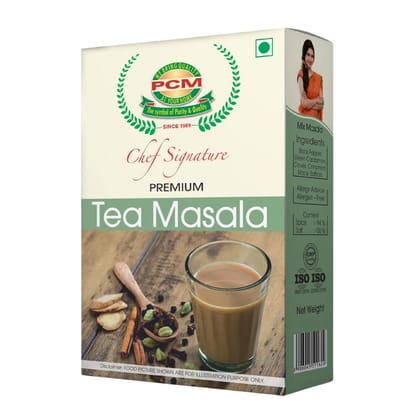 PCM Tea Masala (Chai Masala) - 50g - Authentic Chai Flavor, Perfect Blend of Spices for a Delicious and Aromatic Masala Tea