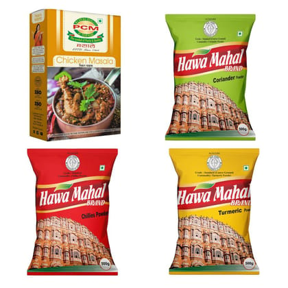 PCM Combo Pack of 4 Ready Masalas & Curry Powders