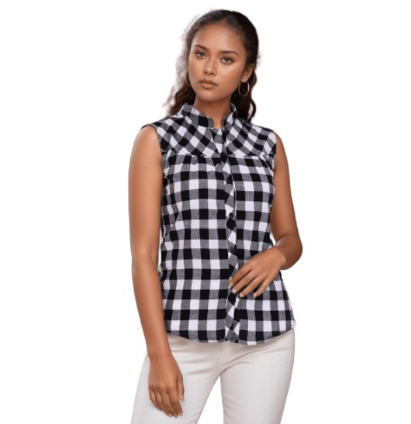 Elevate Your Wardrobe with Our Women’s Sleeveless Cotton Top