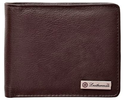 LEATHERMAN  BROWN LEATHER MEN'S WALLET-1517B_br