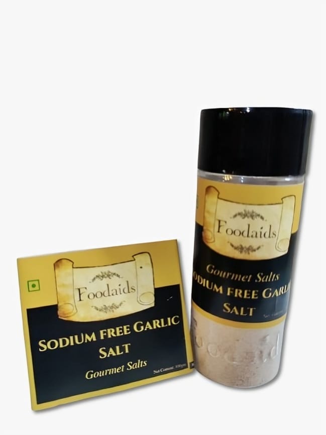 Foodaids Sodium Free Garlic Salt (Perfect for Bp & Heart patients)