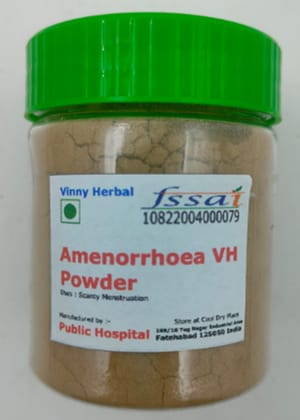 Amenorrhoea VH Herbal Supplement Powder 500g Jar