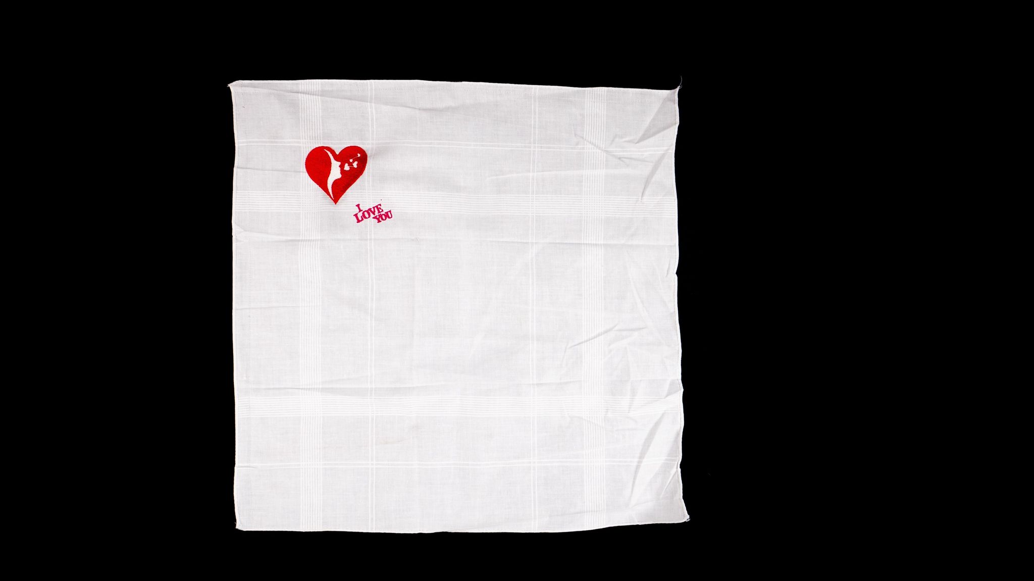 I LOVE YOU HAND KERCHIEF 2