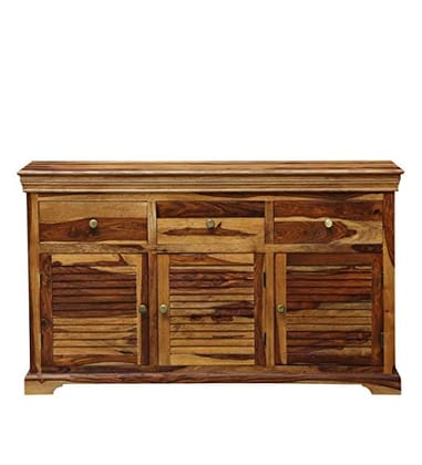 hukamart  ; Wooden Sideboard Cabinets/Sideboard Cabinet for Living Room Teak Finish